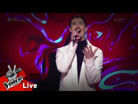 Κωνσταντίνος Κρομμύδας - Make it rain | 2o Live | The Voice of Greece