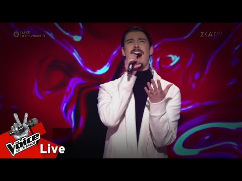 Κωνσταντίνος Κρομμύδας - Make it rain | 2o Live | The Voice of Greece