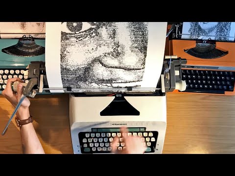 The Biggest Typewriter Art I&#039;ve Ever Produced