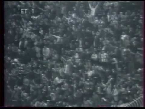 1973-74 ΟΛΥΜΠΙΑΚΟΣ-ΠΑΝΑΘΗΝΑΙΚΟΣ 1-1 με το αξεχαστο ψαλιδακι του ΔΟΜΑΖΟΥ(βελτιωμενη εκδοση)