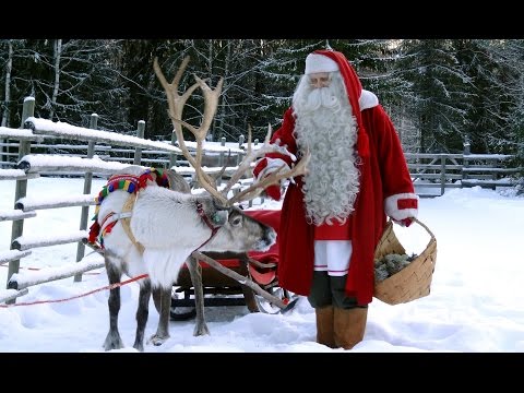 Santa Claus Village 4K: Rovaniemi Lapland Finland: families meet real Father Christmas Travel video