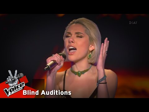 Ιωάννα Γεωργακοπούλου - It&#039;s a man&#039;s man&#039;s man&#039;s world | 9o Blind Audition | The Voice of Greece