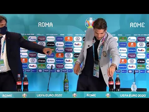 Italy 3-0 Switzerland - Manuel Locatelli ​- Man Of The Match Presser (Removes Coca-Cola) - Euro 2020
