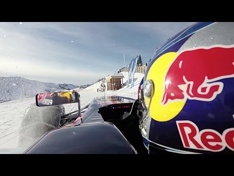 Max Verstappen onboard F1 Show Run in the Snow