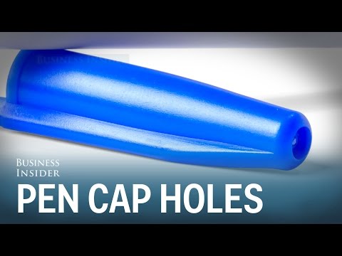 Here’s the surprising reason why pen caps have a small hole at the top