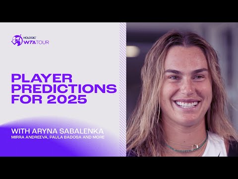 Sabalenka, Andreeva, Jabeur, Badosa &amp; More Give Their 2025 Predictions 😏