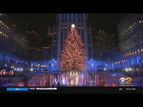Rockefeller Center Christmas Tree Lighting Ceremony Kicks Off Holiday Season In New York