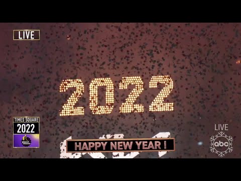 The 2022 New Year&#039;s Countdown from New York City